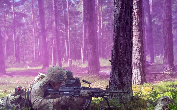 Blackfoot Company, 1-4 Infantry - Blank firing range in GTA
