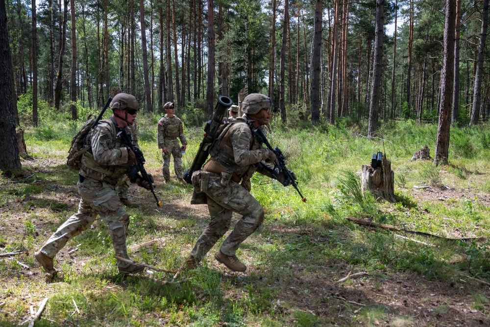 Blackfoot Company, 1-4 Infantry - Blank firing range in GTA