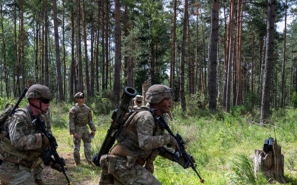 Blackfoot Company, 1-4 Infantry - Blank firing range in GTA