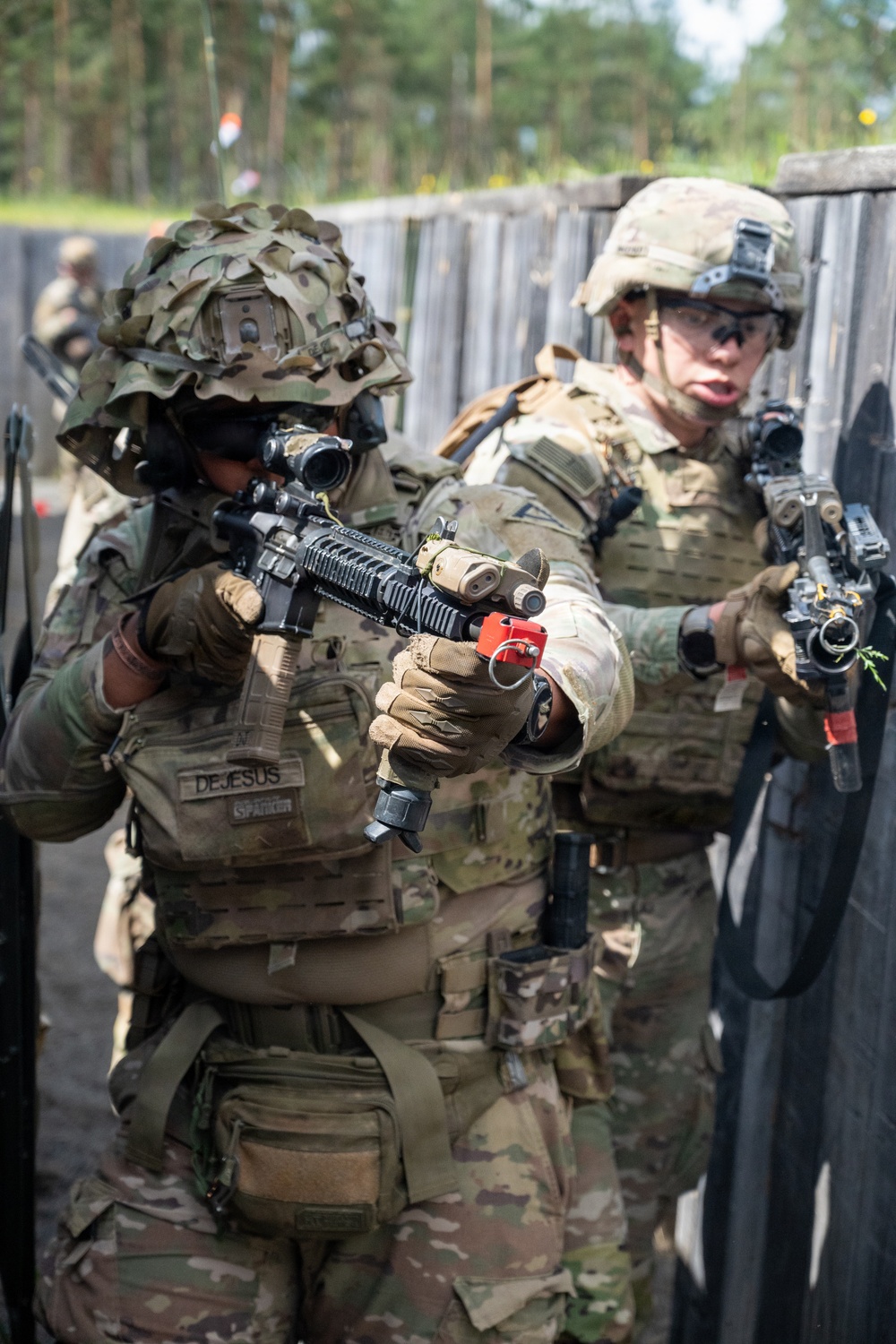 Blackfoot Company, 1-4 Infantry - Blank firing range in GTA