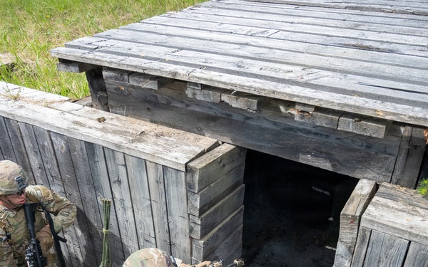 Blackfoot Company, 1-4 Infantry - Blank firing range in GTA