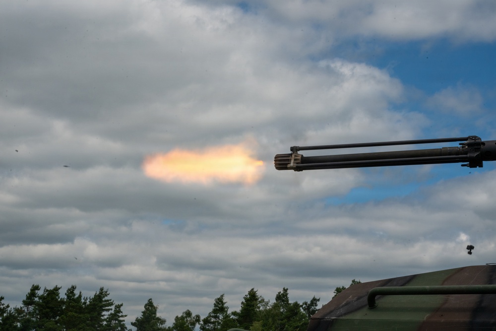 Blackfoot Company, 1-4 Infantry - Blank firing range in GTA