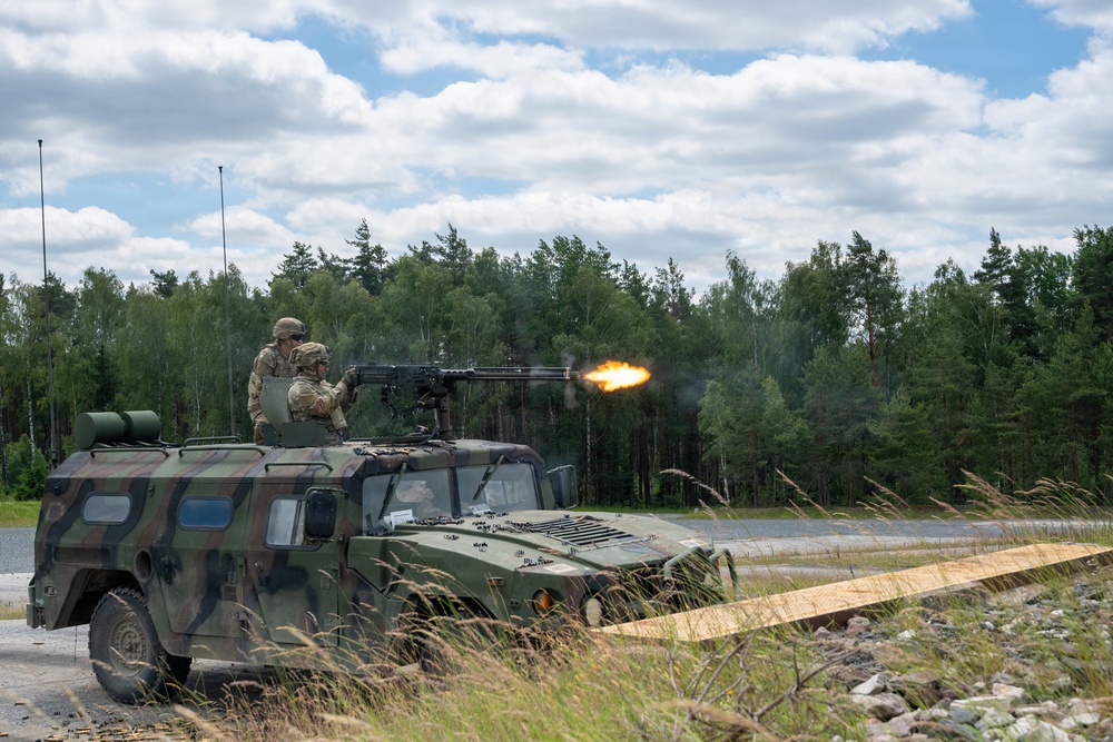 Blackfoot Company, 1-4 Infantry - Blank firing range in GTA