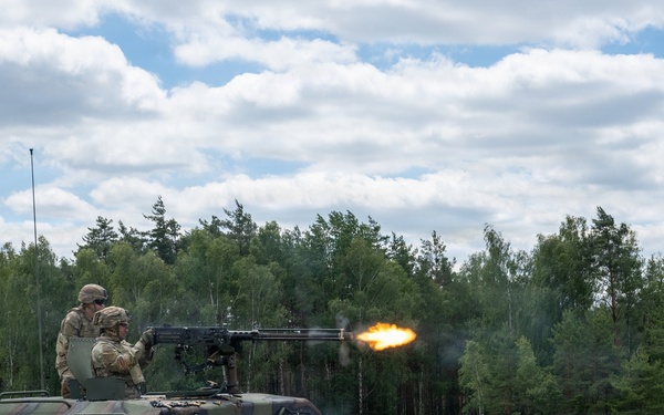 Blackfoot Company, 1-4 Infantry - Blank firing range in GTA