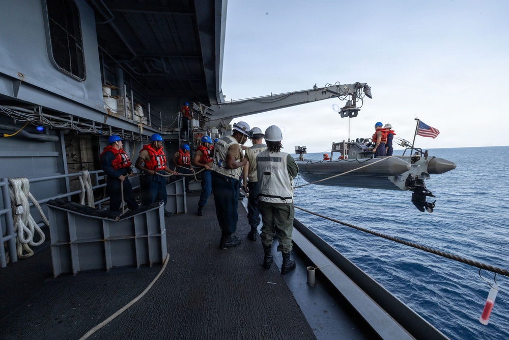 USS Portland Sailors Conduct Routine Operations