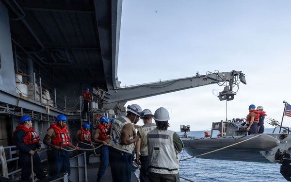 USS Portland Sailors Conduct Routine Operations