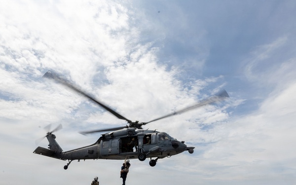 USS Portland Sailors and Marines Conduct Routine Operations