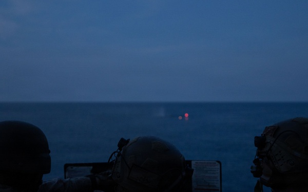 USS Portland Marines Conduct Routine Operations