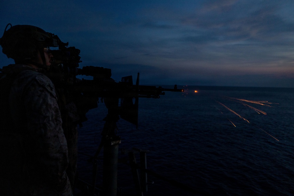 USS Portland Marines Conduct Routine Operations