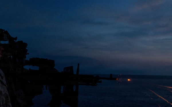 USS Portland Marines Conduct Routine Operations