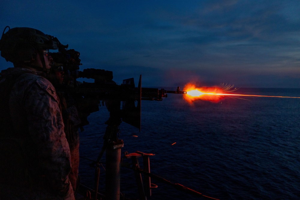 USS Portland Marines Conduct Routine Operations