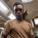 USS Ross Sailor changes the guard on his clippers