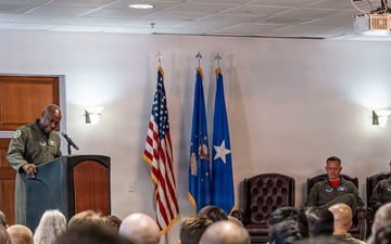 612th Air Operations Center change of command