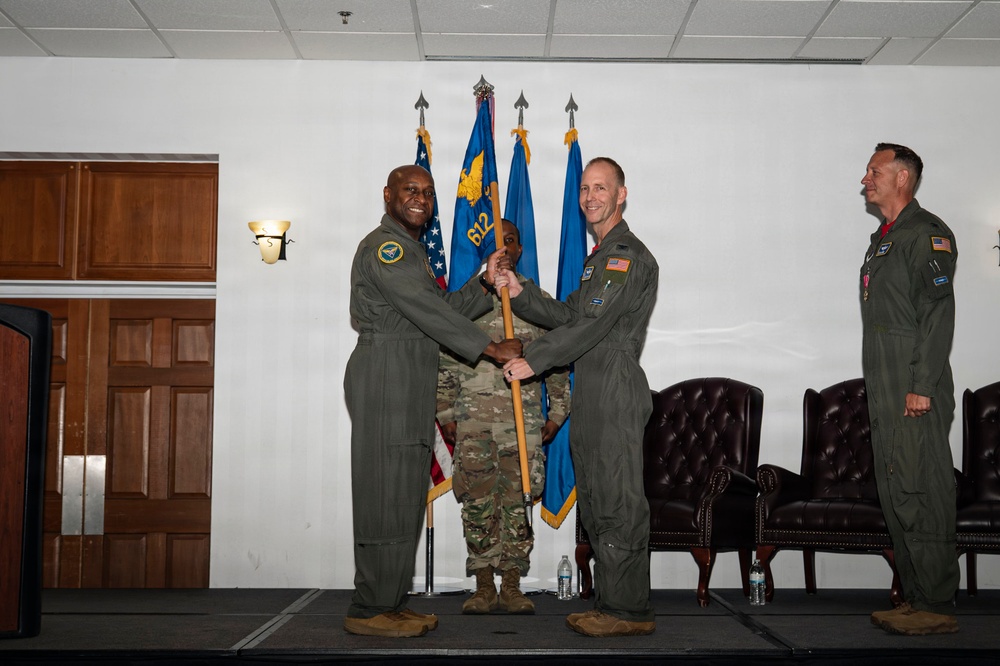 612th Air Operations Center change of command