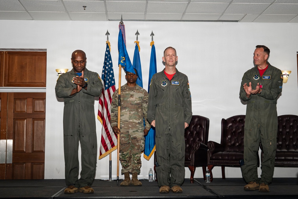 612th Air Operations Center change of command