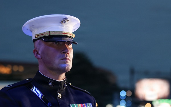 Marine Barracks Washington performs at UFC Freedom 250