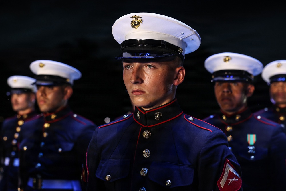 Marine Barracks Washington performs at UFC Freedom 250