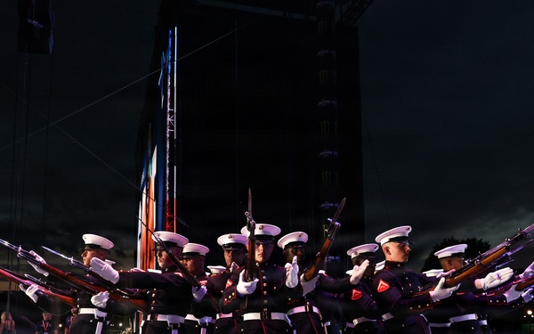 Marine Barracks Washington performs at UFC Freedom 250