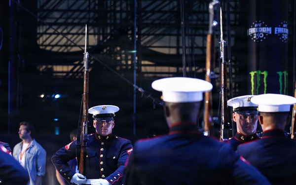 Marine Barracks Washington performs at UFC Freedom 250