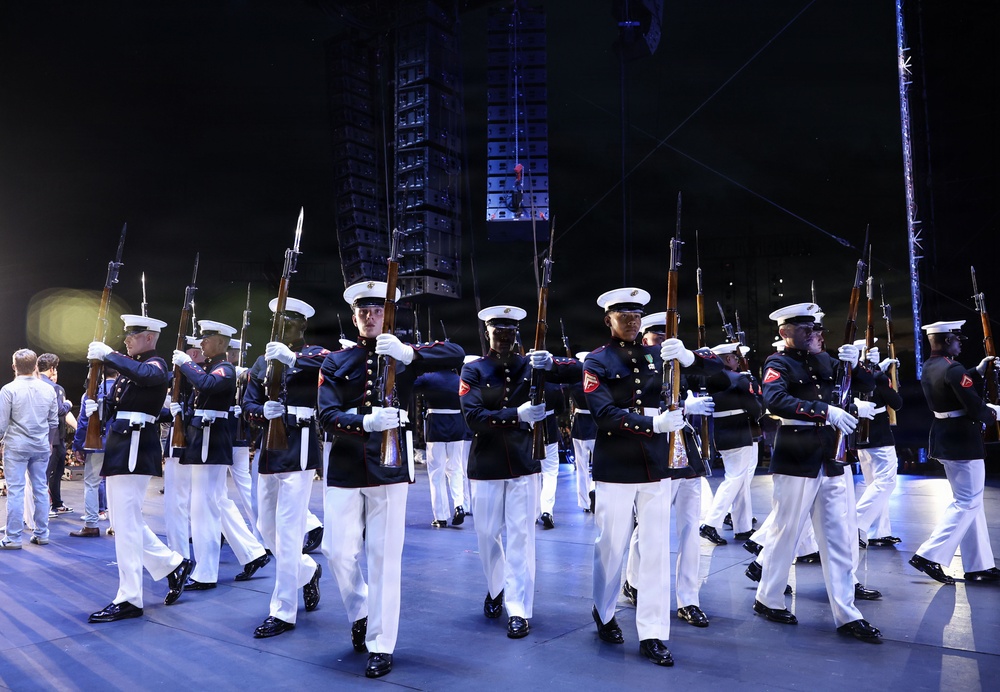 Marine Barracks Washington performs at UFC Freedom 250