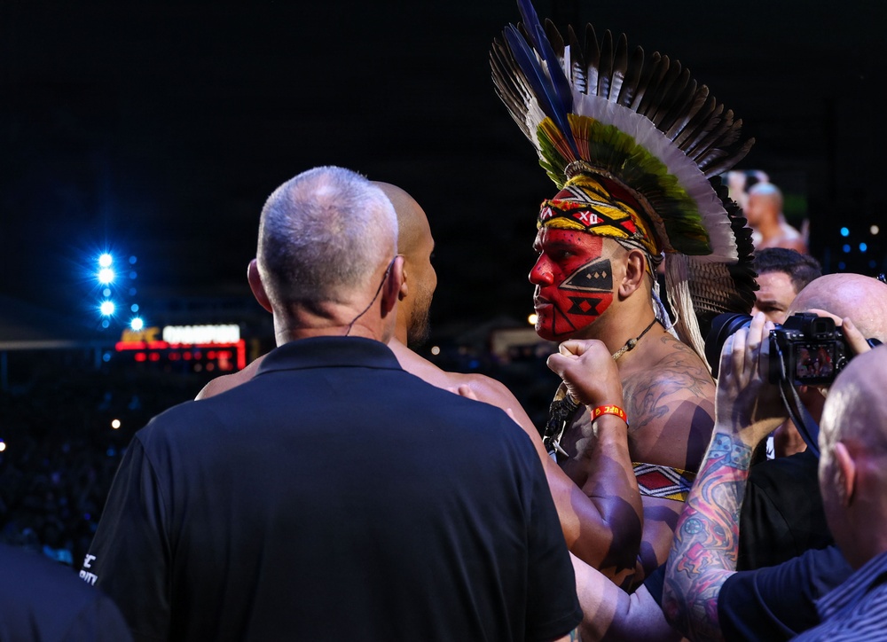 Marine Barracks Washington performs at UFC Freedom 250