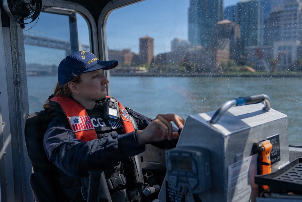 Coast Guard Station San Francisco conducts security patrol in support of Operation Ready Eagle
