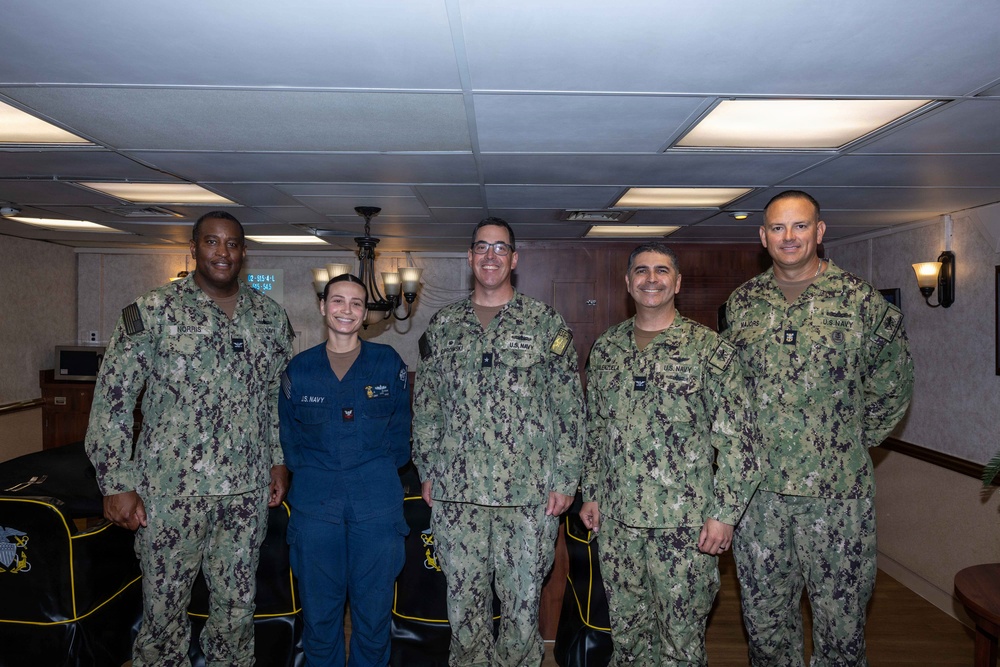 ESG-2 Visits USS Wasp