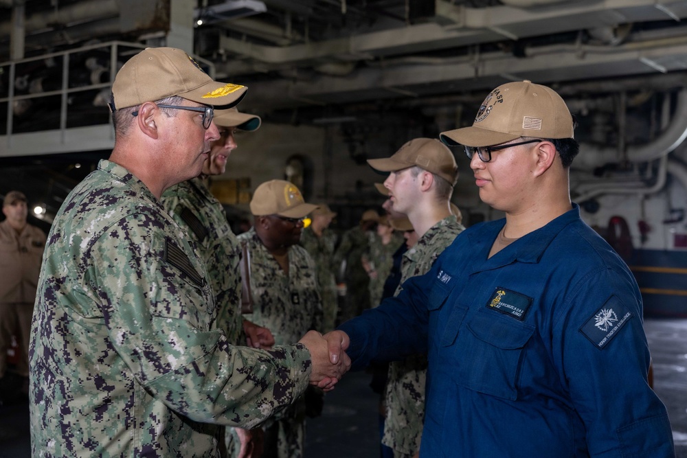 ESG-2 Visits USS Wasp