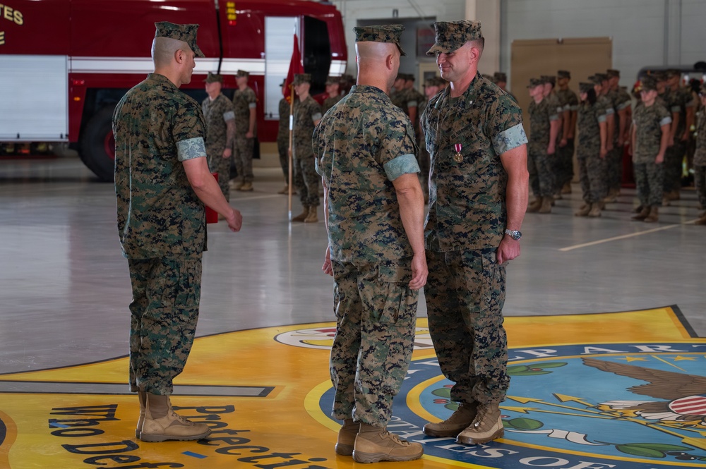 Marine Corps Detachment Goodfellow welcomes new commanding office