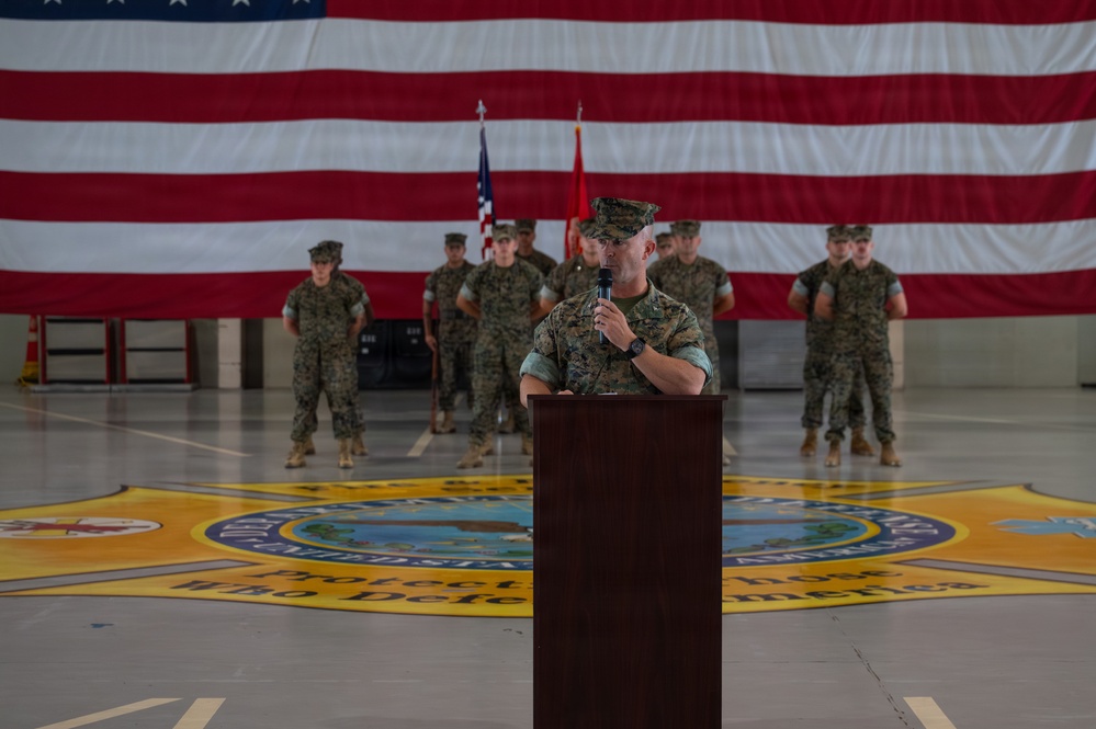 Marine Corps Detachment Goodfellow welcomes new commanding office