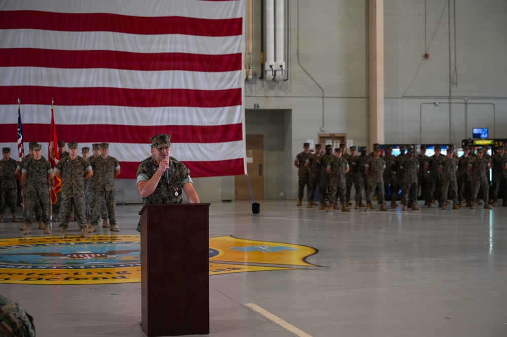 Marine Corps Detachment Goodfellow welcomes new commanding office