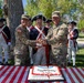 U.S Soldiers Assigned to the Nevada National Guard participate in a ceremony commemorating the 251st anniversary of the U.S. Army and Flag Day