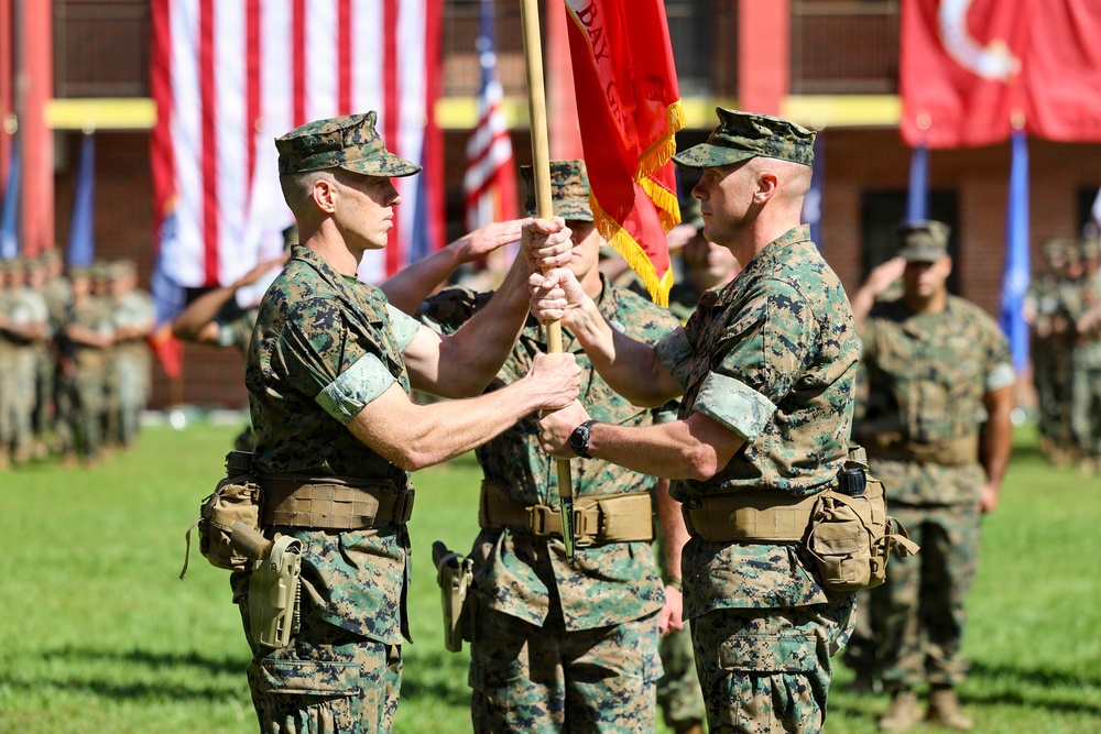 Marine Corps Security Force Battalion (MCSFBn) Kings Bay Holds Change of Command