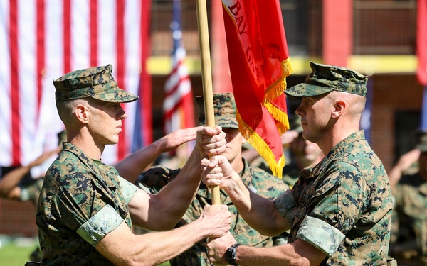Marine Corps Security Force Battalion (MCSFBn) Kings Bay Holds Change of Command