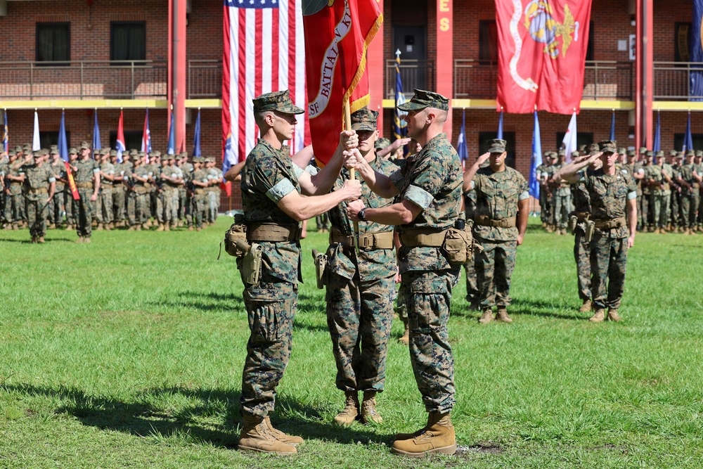 Marine Corps Security Force Battalion (MCSFBn) Kings Bay Holds Change of Command