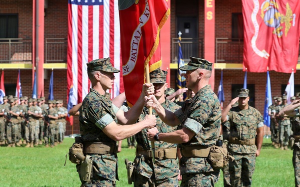 Marine Corps Security Force Battalion (MCSFBn) Kings Bay Holds Change of Command