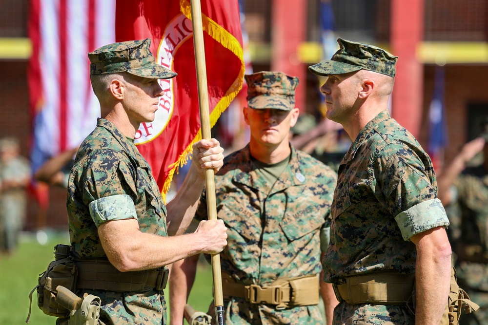 Marine Corps Security Force Battalion (MCSFBn) Kings Bay Holds Change of Command
