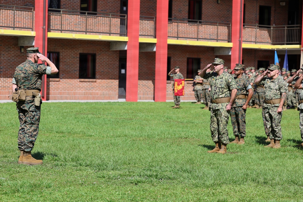 Marine Corps Security Force Battalion (MCSFBn) Kings Bay Holds Change of Command