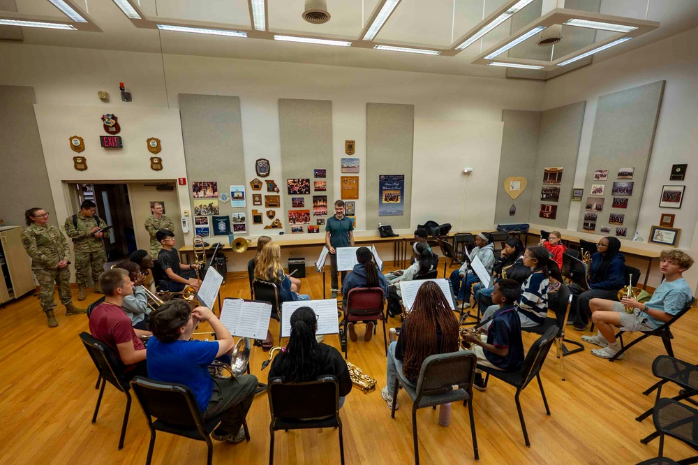 USAF Band mentors international students