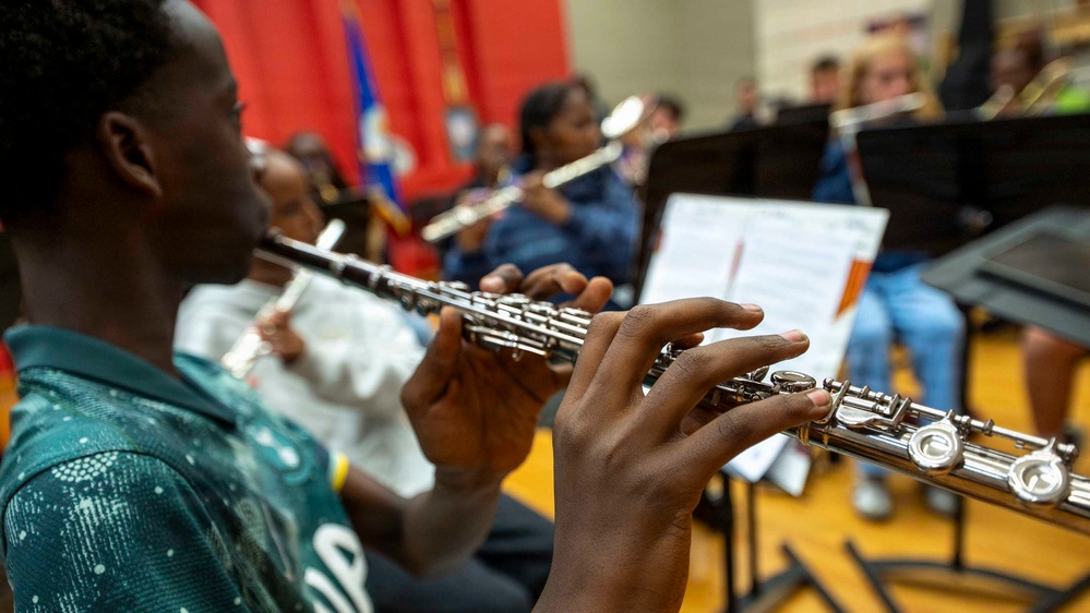 USAF Band mentors international students