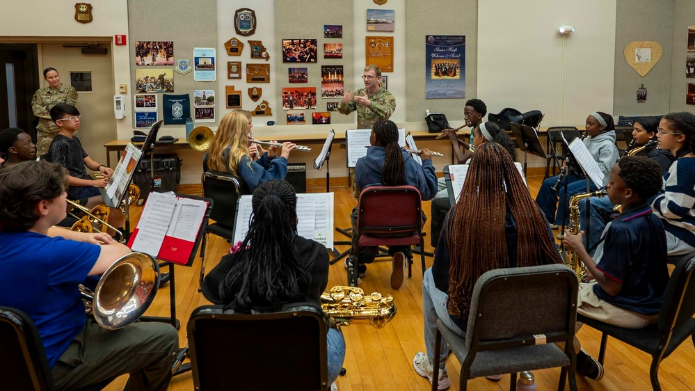 USAF Band mentors international students