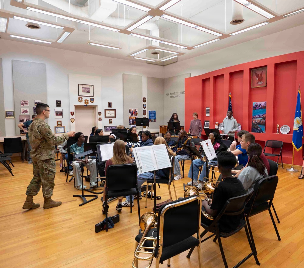 USAF Band mentors international students
