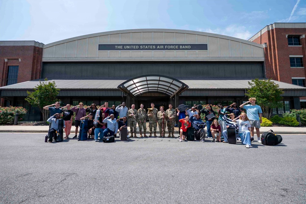 USAF Band mentors international students