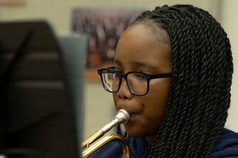 USAF Band mentors international students