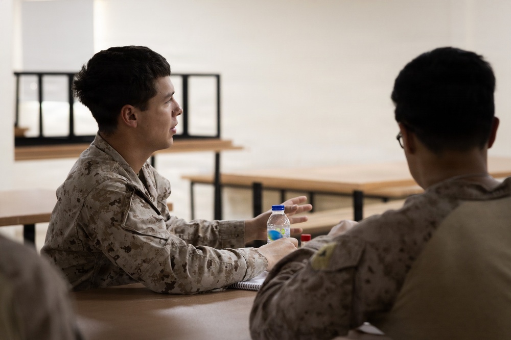 U.S. Marines and Sailors Conduct a Combat Lifesaver Course