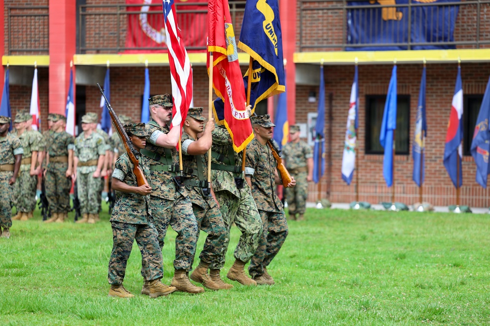 Marine Corps Security Force Battalion (MCSFBn) Kings Bay Holds Change of Command