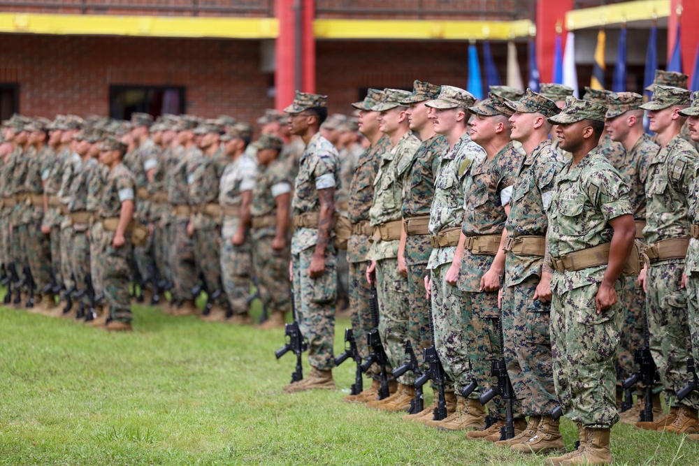 Marine Corps Security Force Battalion (MCSFBn) Kings Bay Holds Change of Command