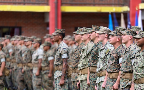 Marine Corps Security Force Battalion (MCSFBn) Kings Bay Holds Change of Command