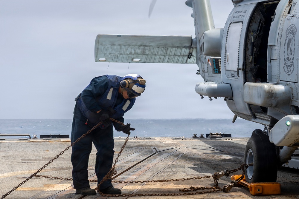 Delbert D. Black Conducts Flight Operations