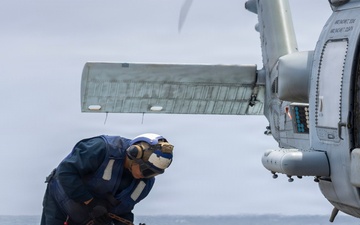 Delbert D. Black Conducts Flight Operations